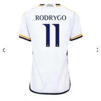 Koszulka piłkarska Real Madrid Rodrygo Goes #11 Strój Domowy dla kobiety 2023-24 tanio Krótki Rękaw